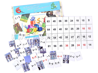 Магнитная таблица умножения "Зимний дворец" Магнитная таблица умножения "Зимний дворец"