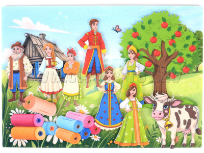 Крошечка -Хаврошечка с игровым полем (фетр) Крошечка -Хаврошечка с игровым полем (фетр)