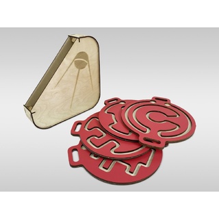 Комплект ручных балансиров (4 шт, красный)