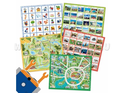 Комплект тематических полей "Чудеса России" для робота Ботли